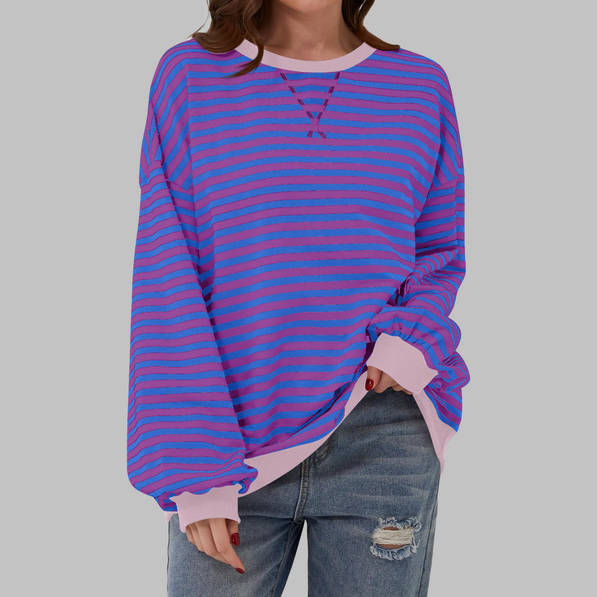 Striped Long Sleeve Casual Shirt
