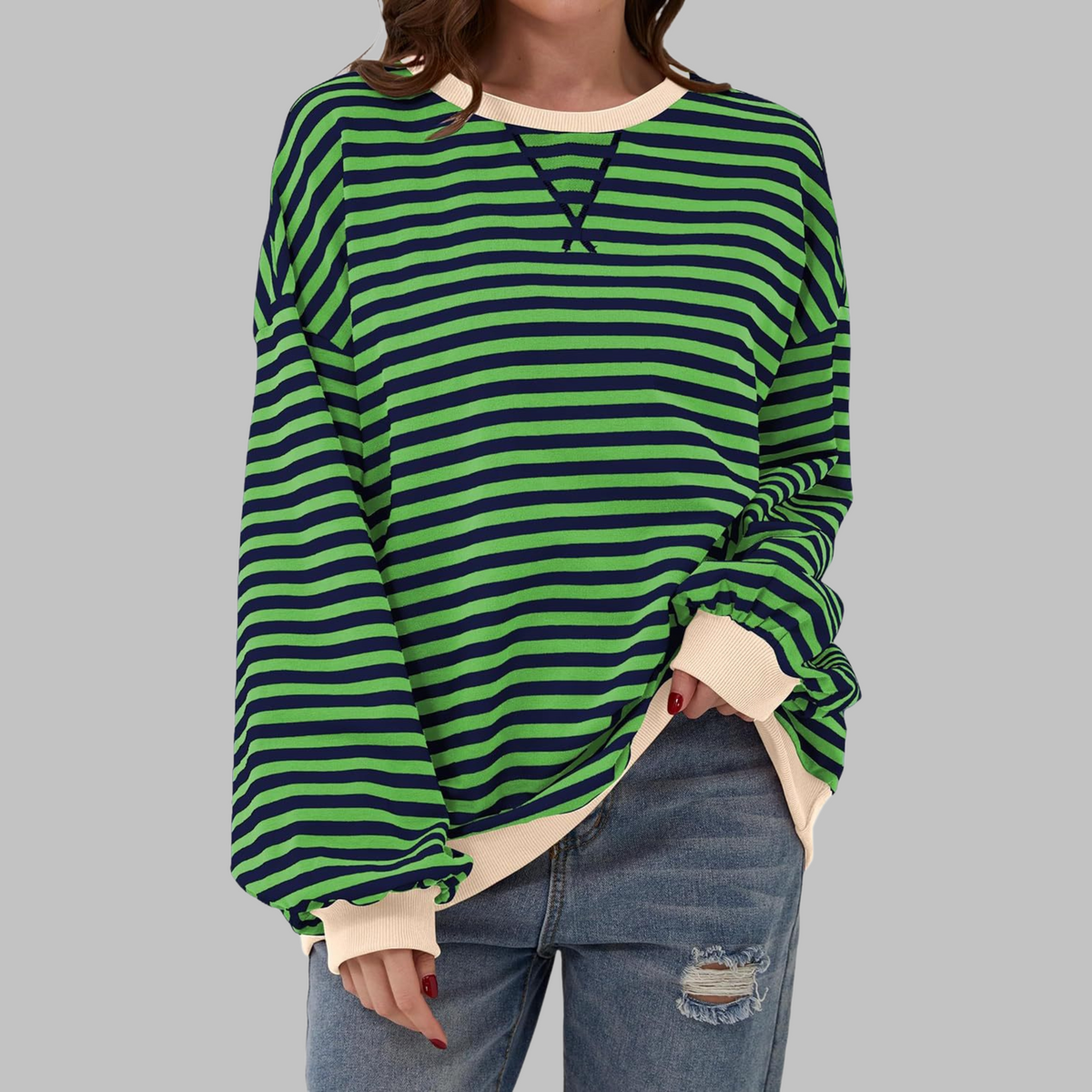 Striped Long Sleeve Casual Shirt