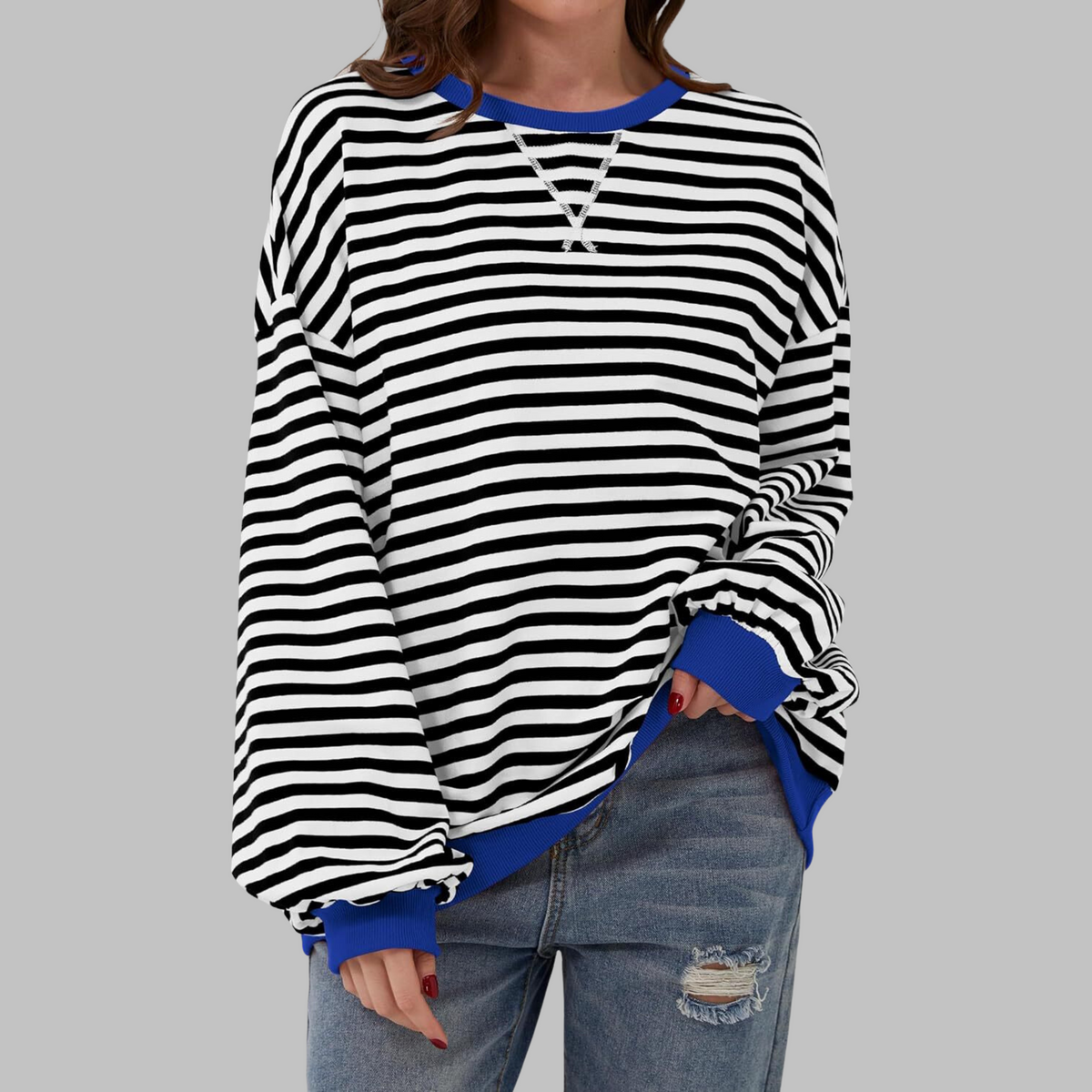 Striped Long Sleeve Casual Shirt