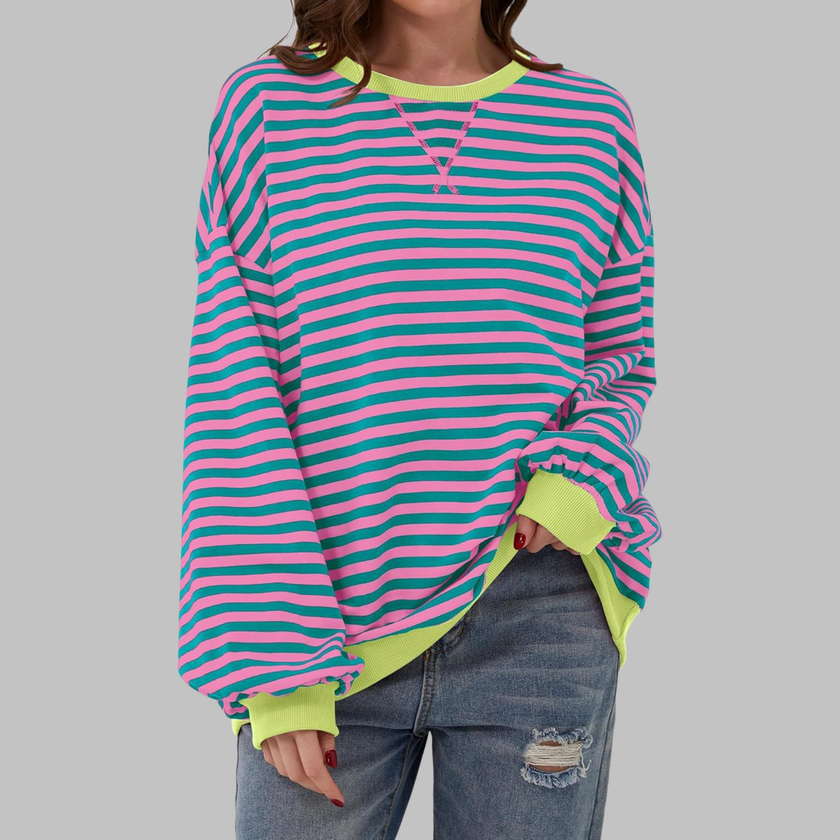 Striped Long Sleeve Casual Shirt