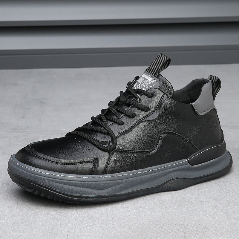 Genuine Leather Casual Trainers