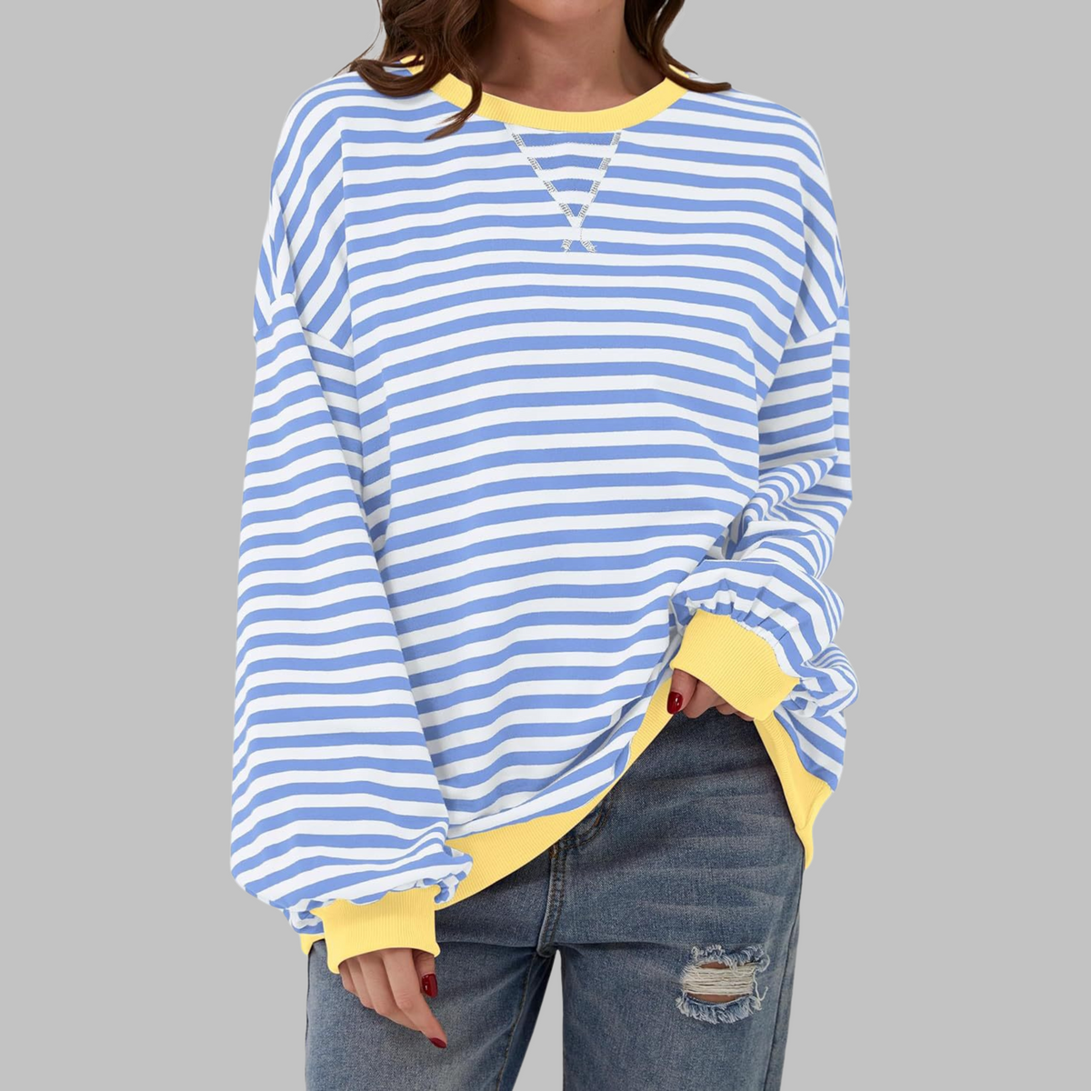 Striped Long Sleeve Casual Shirt