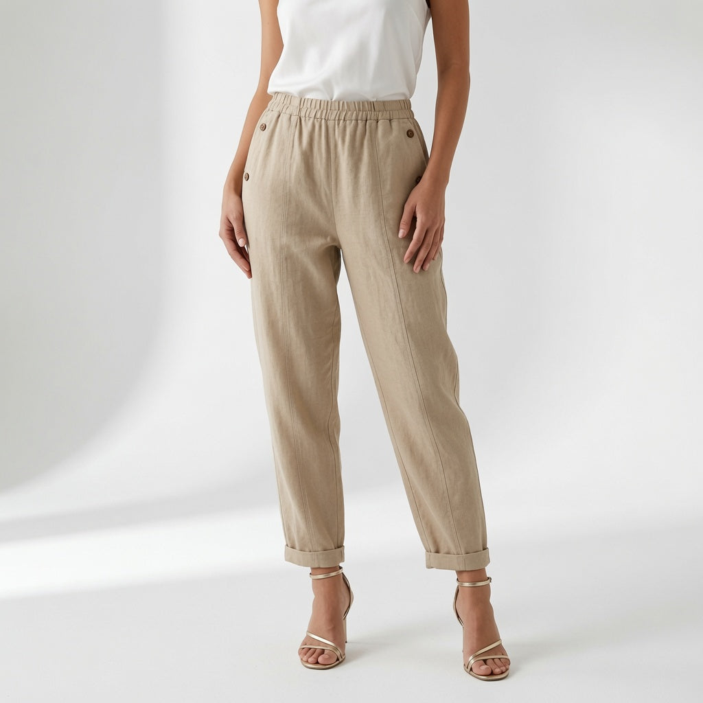 Luxe Linen Summer Comfort Pants