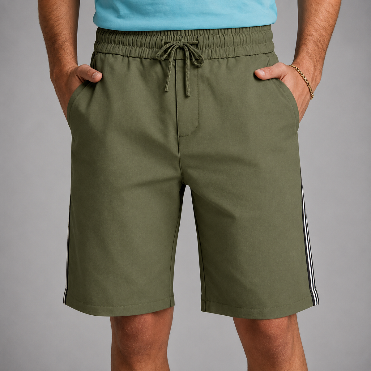 Luxe Drawstring Linen Shorts