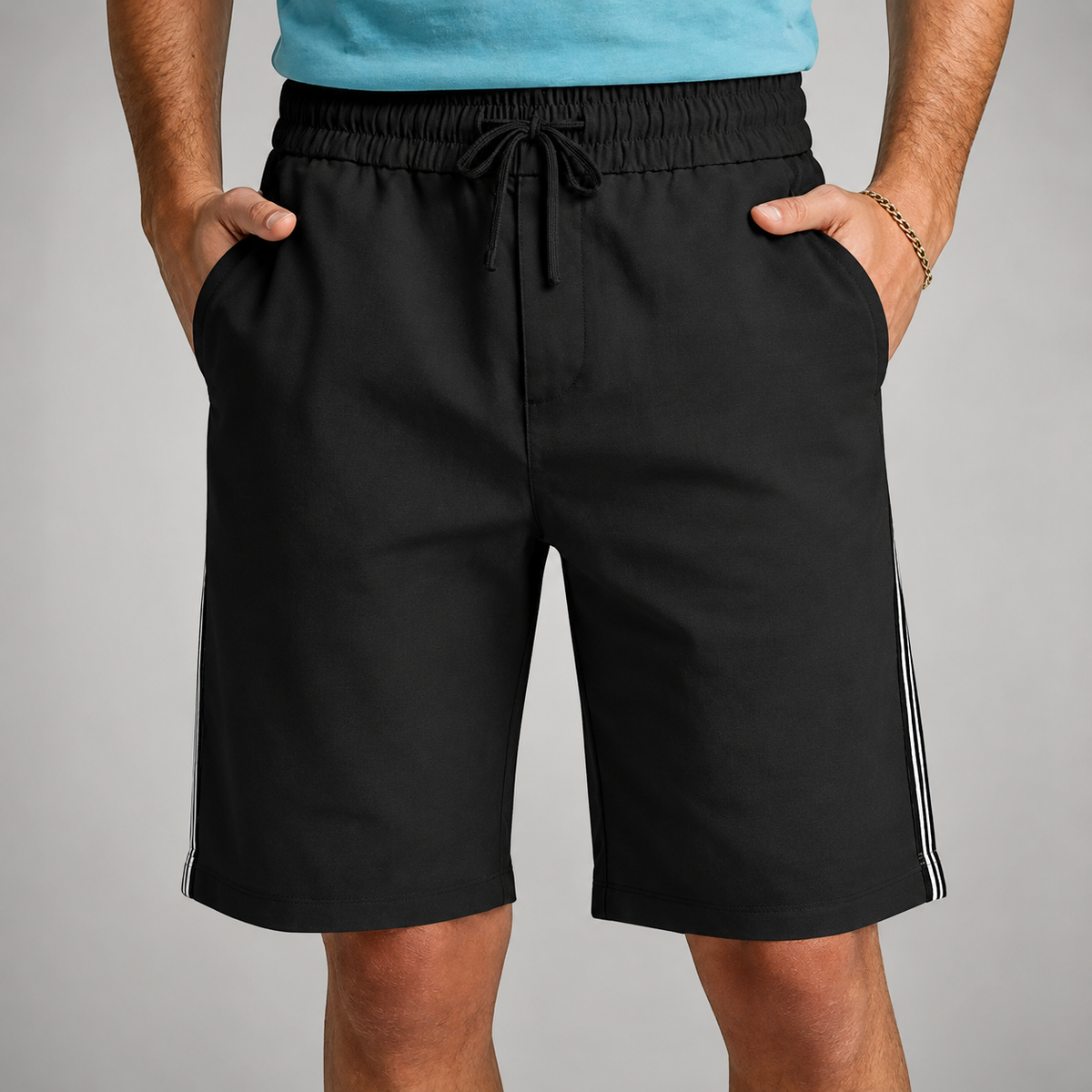 Luxe Drawstring Linen Shorts
