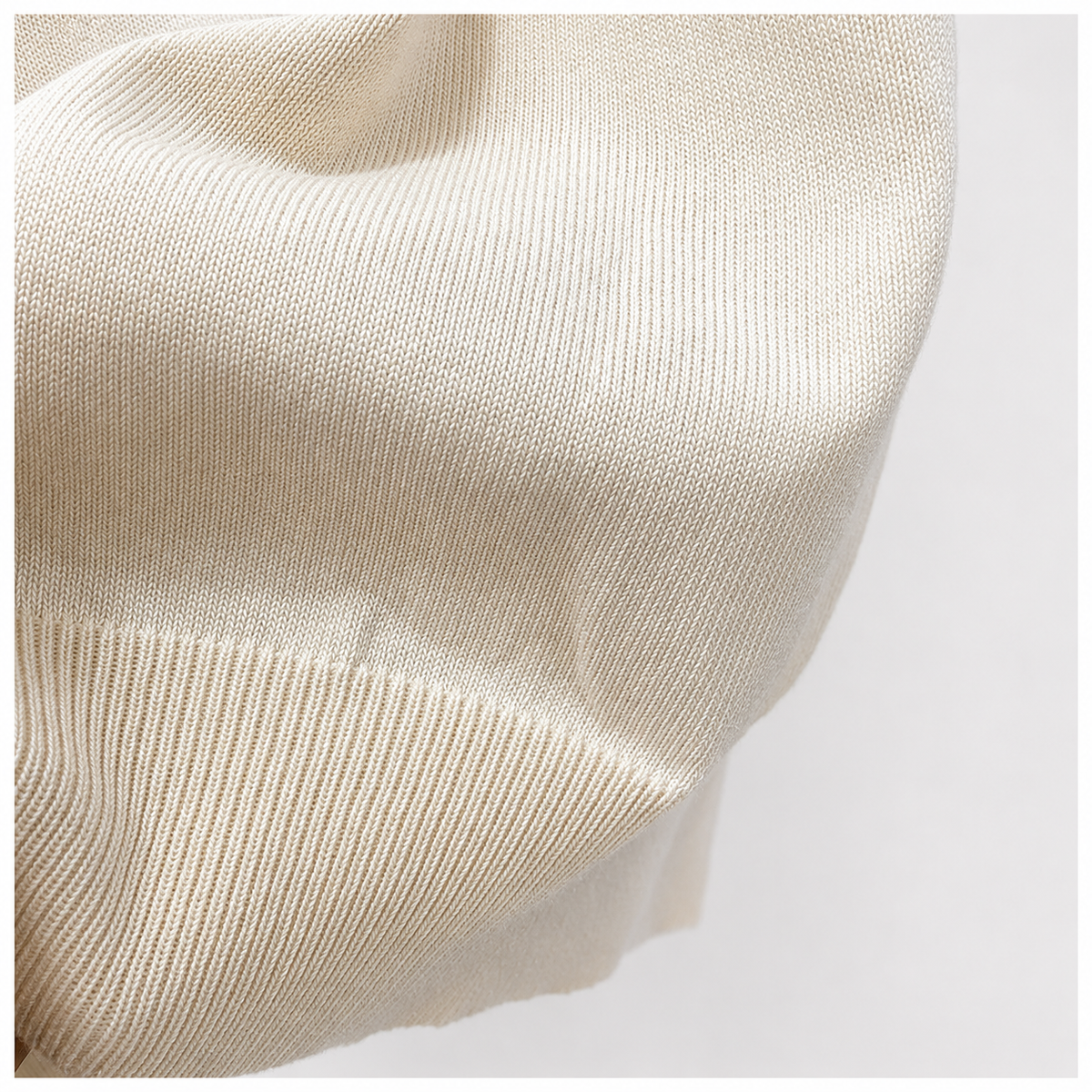 Striped Knit Cotton Tee