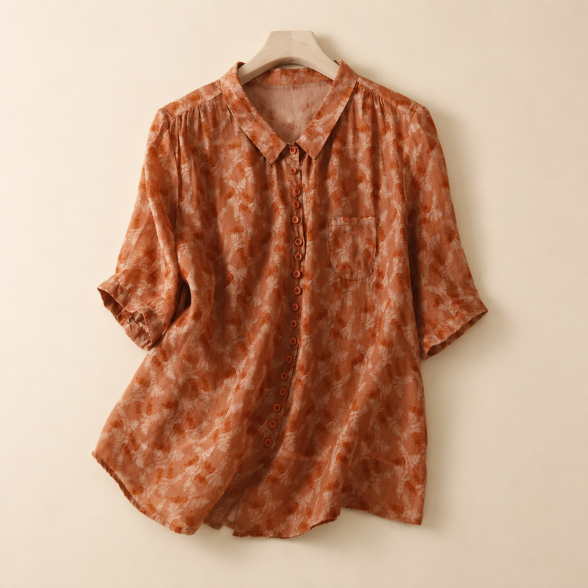Cotton Linen Chic Blouse