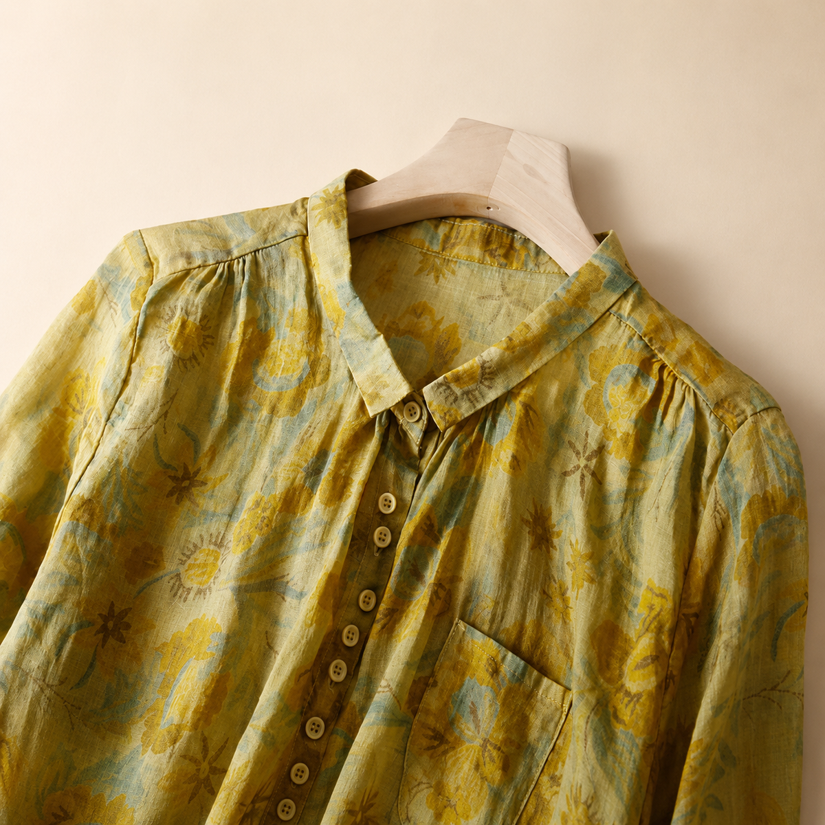 Cotton Linen Chic Blouse