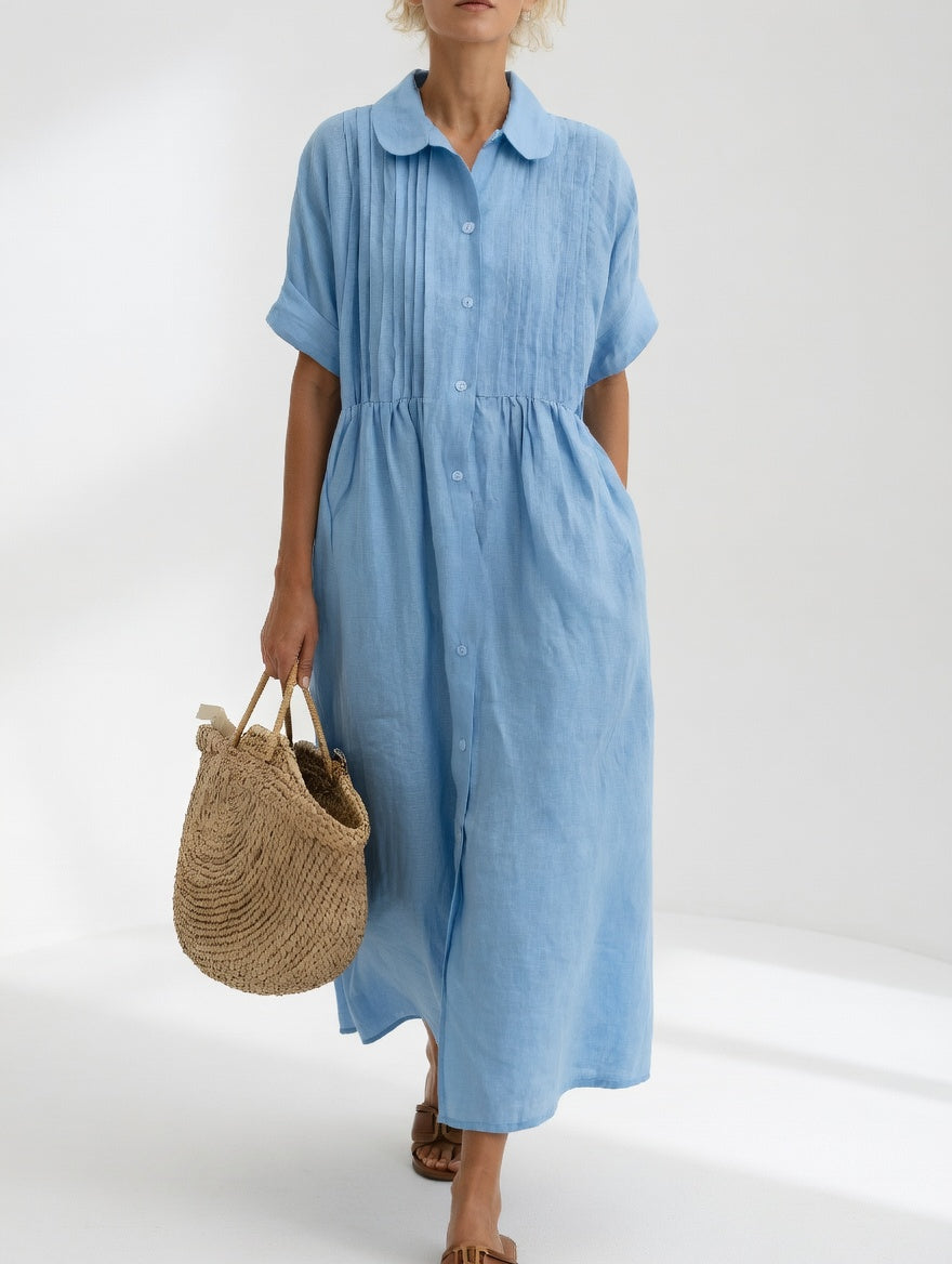 Flowy Summer Shirt Dress