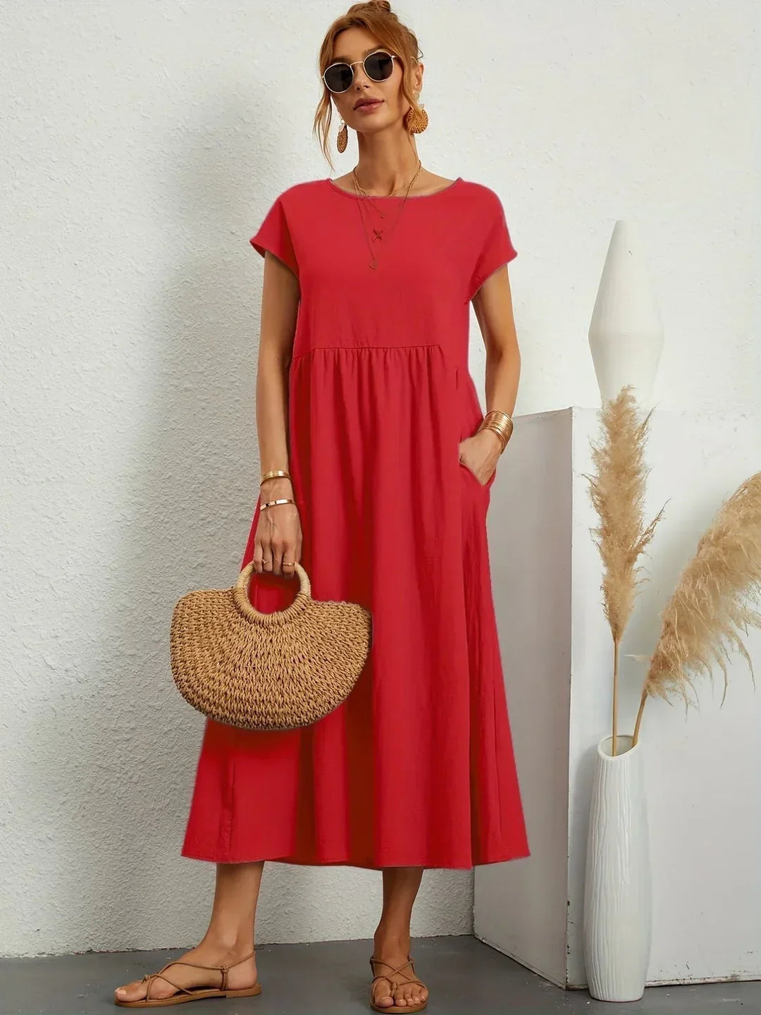Timeless Elegance Midi Dress