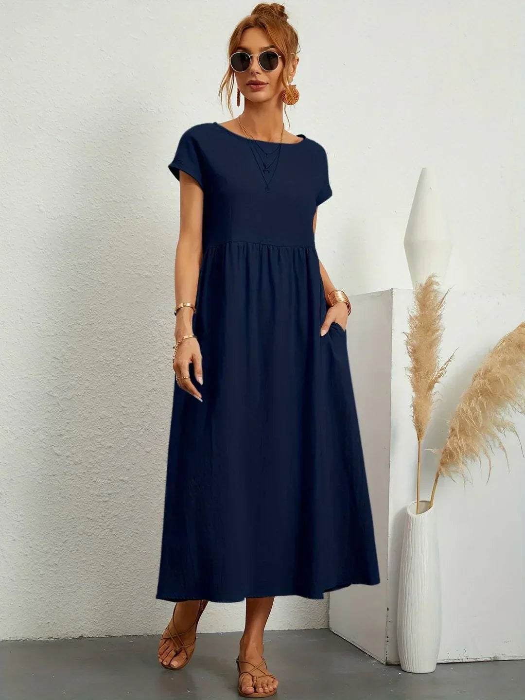 Timeless Elegance Midi Dress