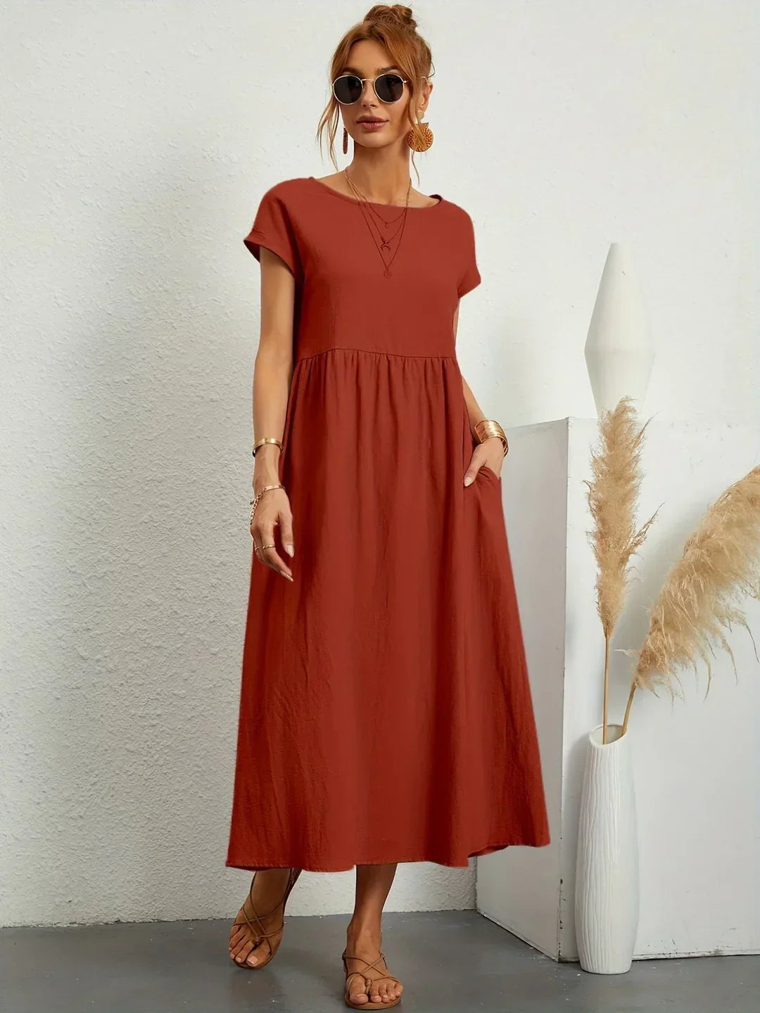Timeless Elegance Midi Dress