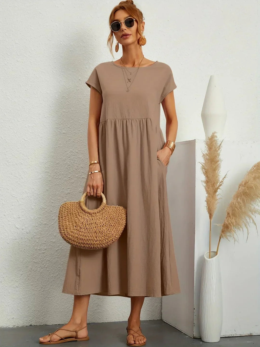 Timeless Elegance Midi Dress