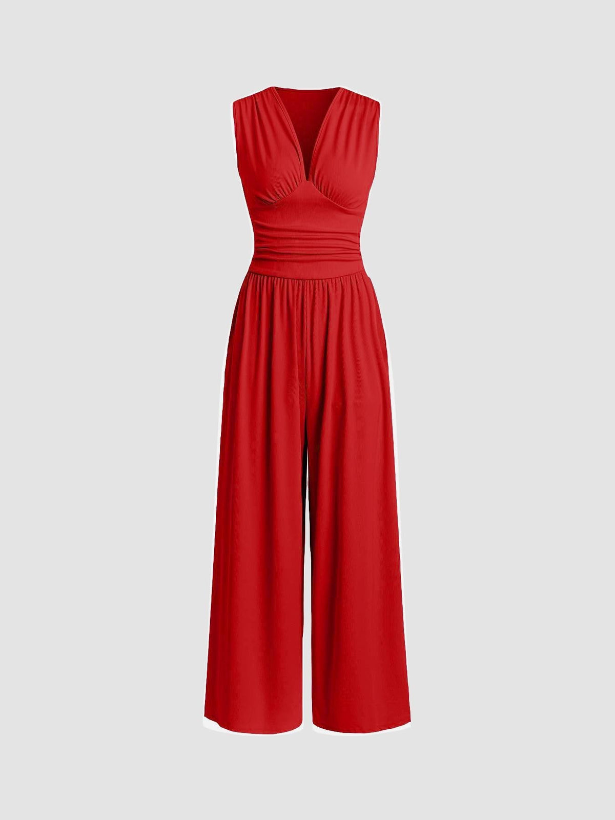 Chic Sleeveless Wide-Leg Romper