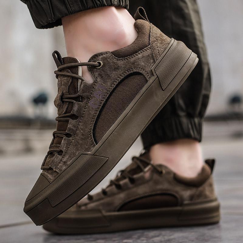 UrbanEdge Premium Leather Sneakers