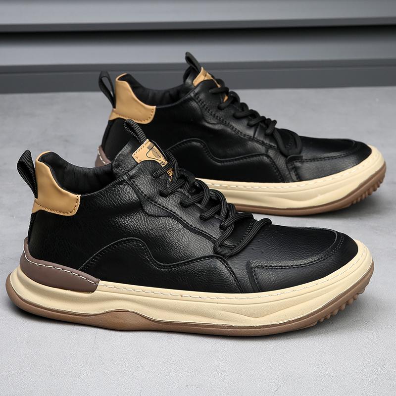 Genuine Leather Casual Trainers
