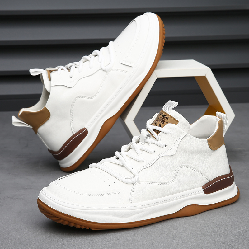 Genuine Leather Casual Trainers