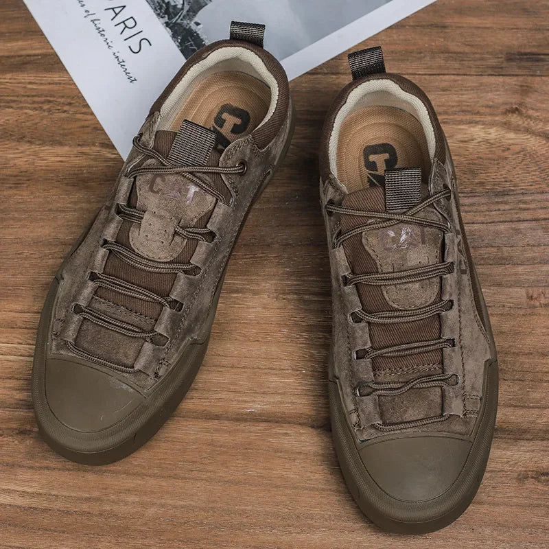 UrbanEdge Premium Leather Sneakers