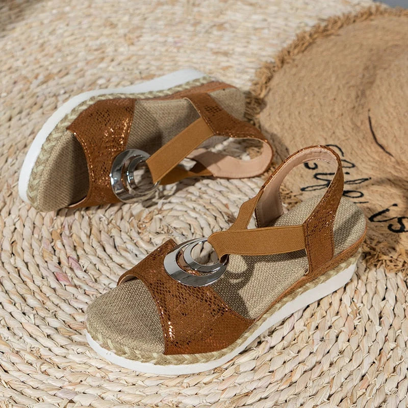 Ergonomic Wedge Comfort Sandals