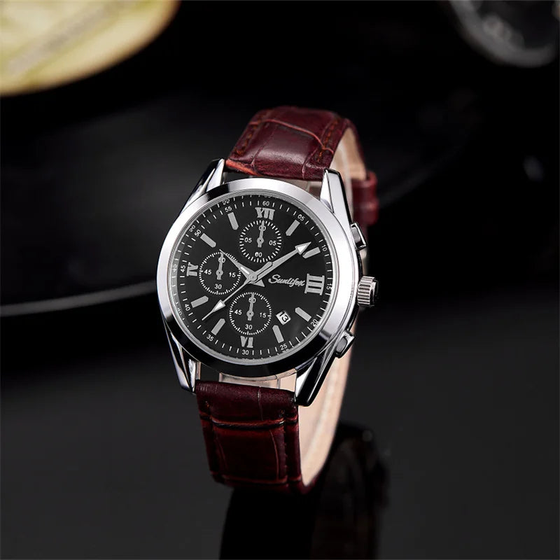 Genuine Leather Timepiece
