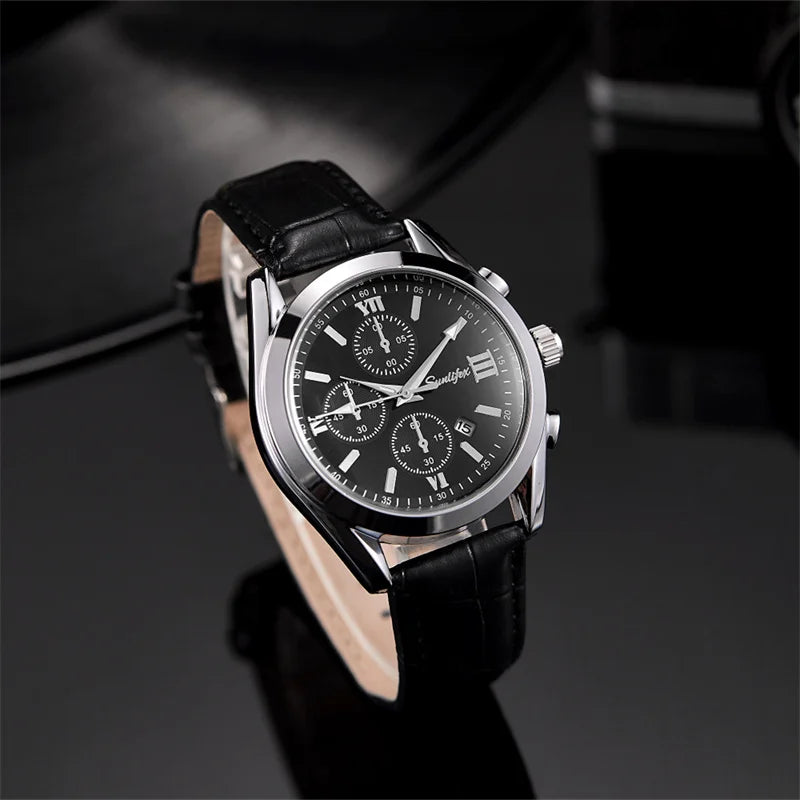 Genuine Leather Timepiece
