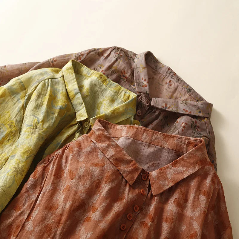 Cotton Linen Chic Blouse
