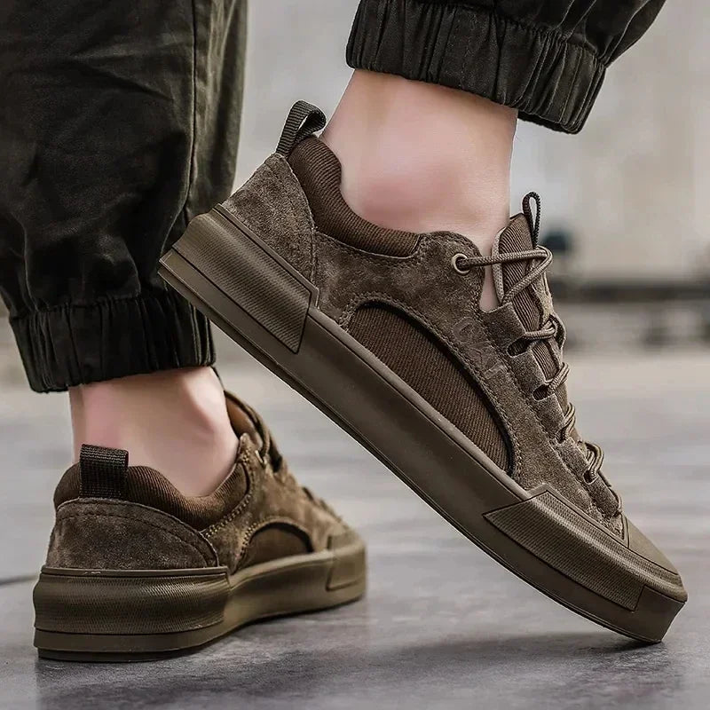 UrbanEdge Premium Leather Sneakers
