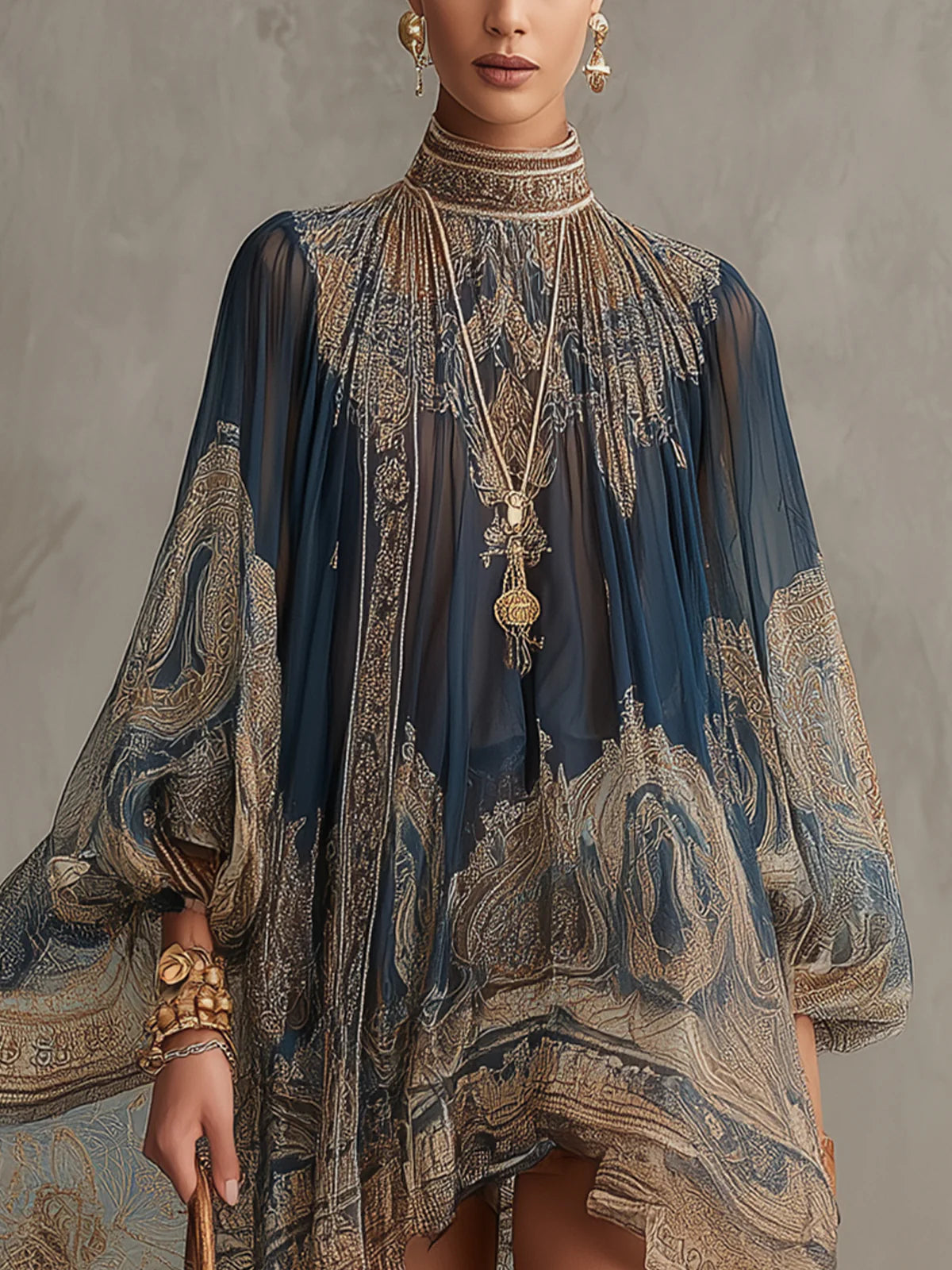 Elegant Silk Mini Dress