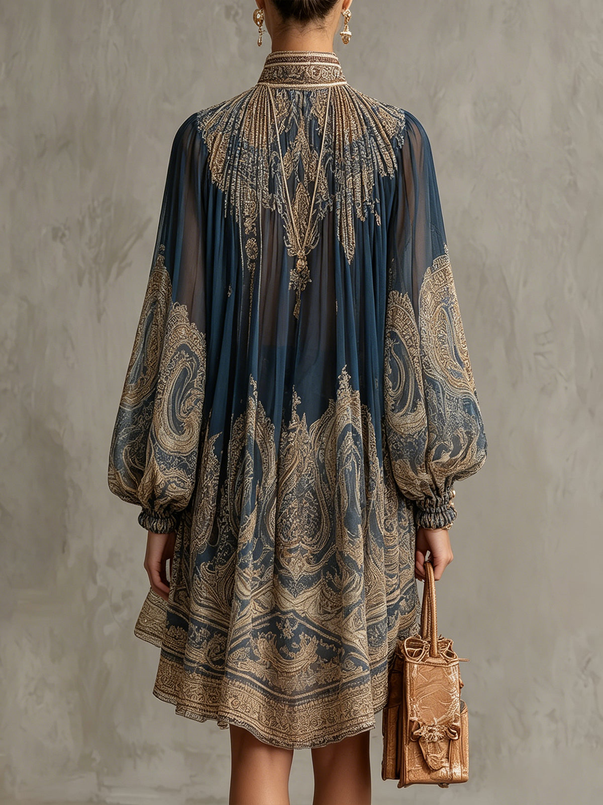 Elegant Silk Mini Dress