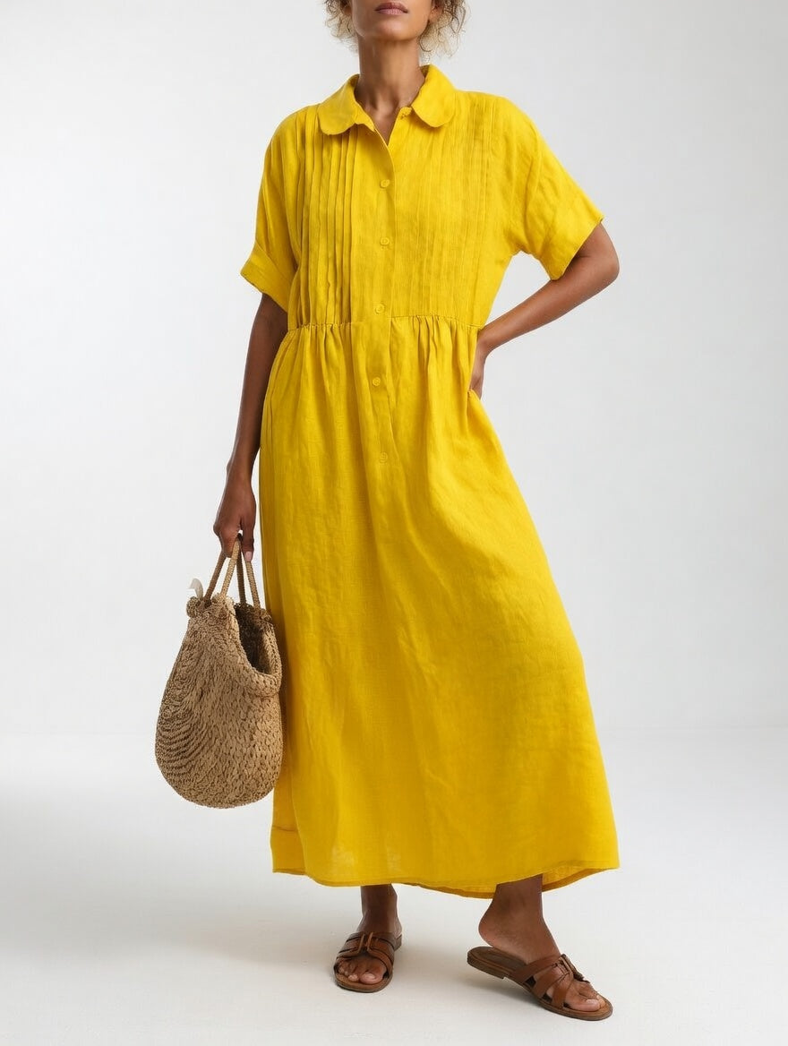 Flowy Summer Shirt Dress