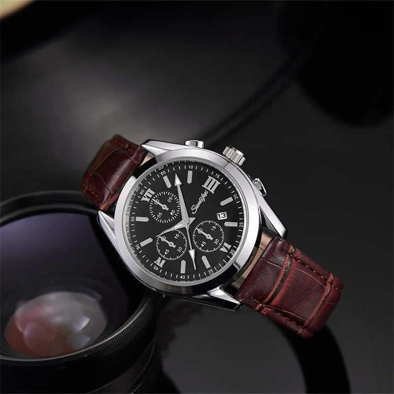 Genuine Leather Timepiece