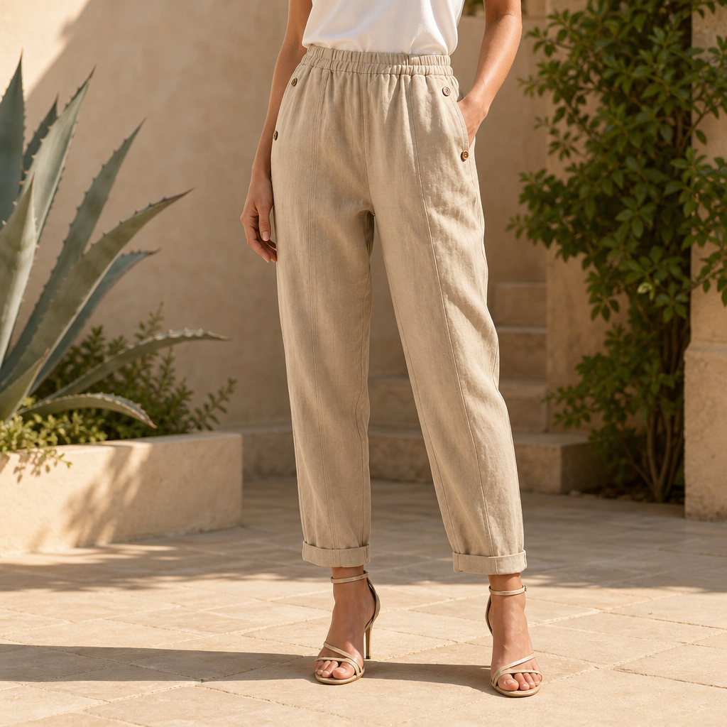 Luxe Linen Summer Comfort Pants