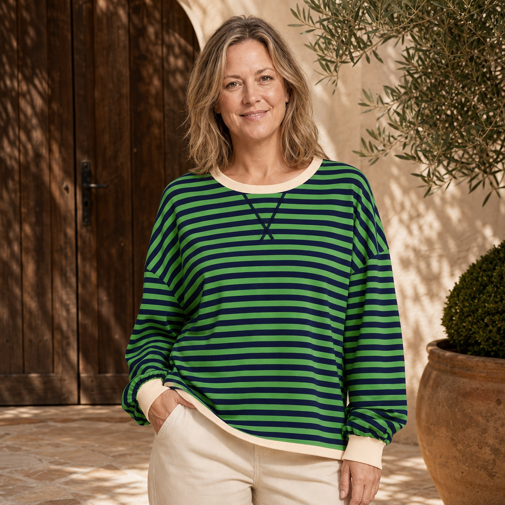 Striped Long Sleeve Casual Shirt