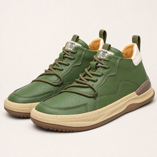 Genuine Leather Casual Trainers