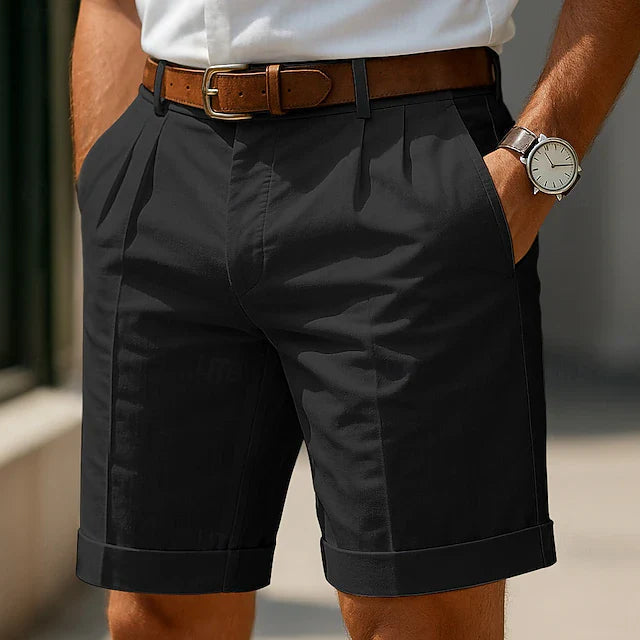Pleated Summer Chino Shorts