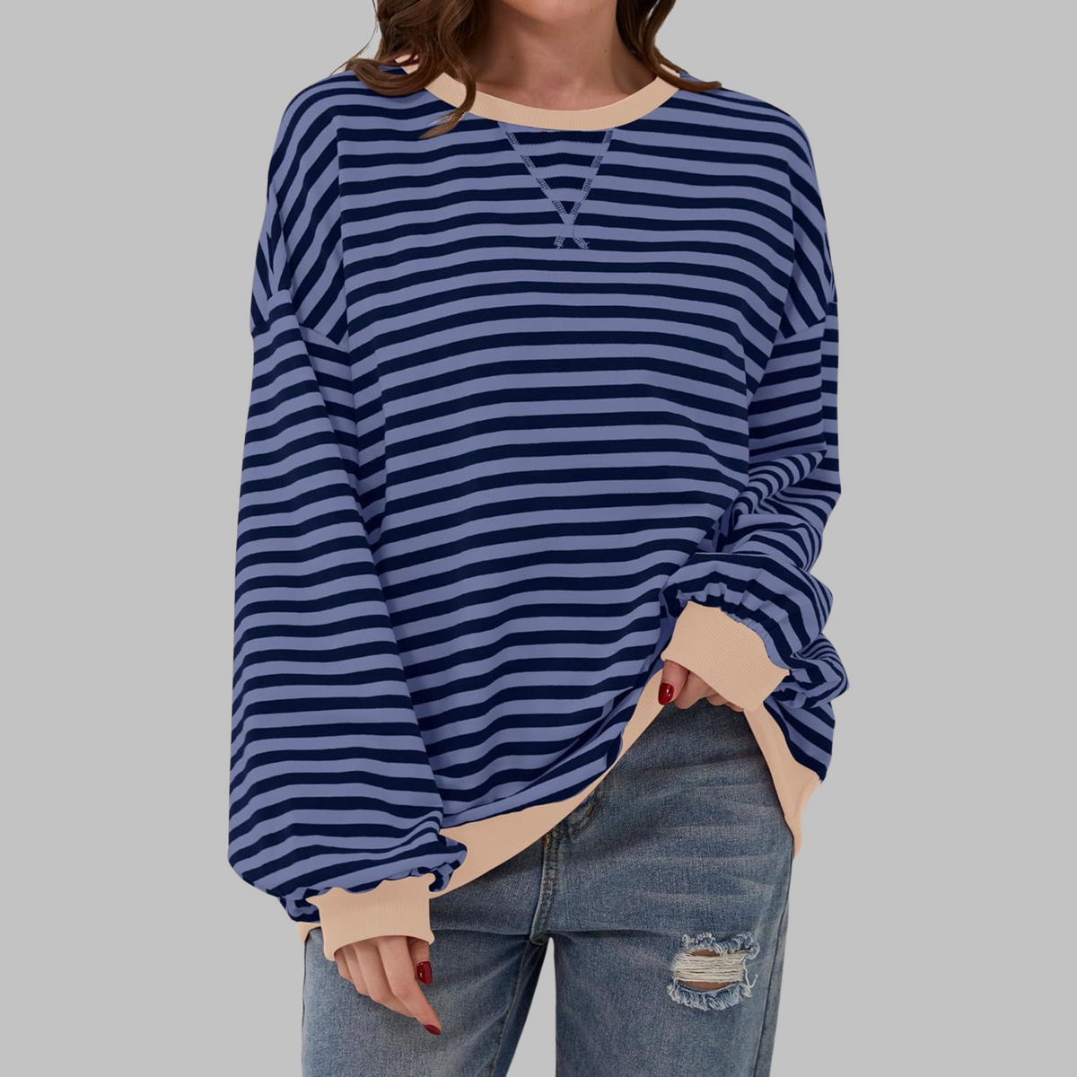 Striped Long Sleeve Casual Shirt