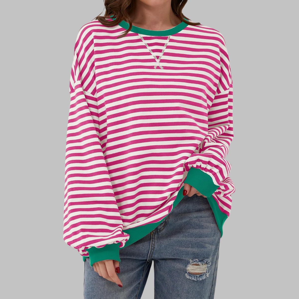 Striped Long Sleeve Casual Shirt