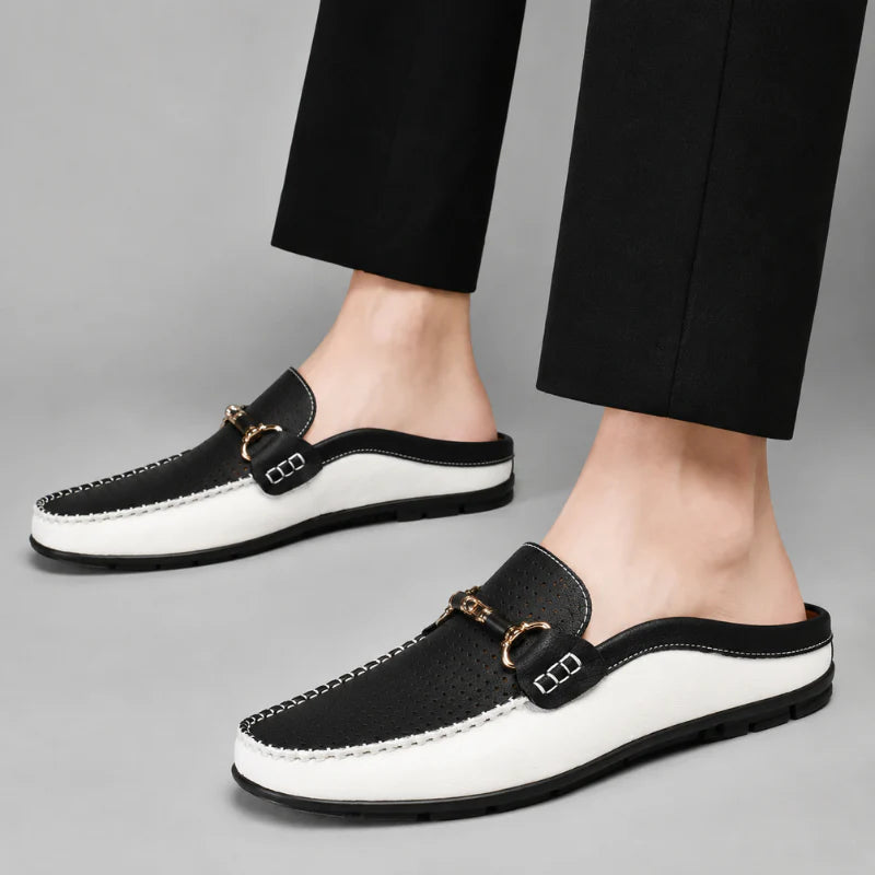 Italian Leather Santino Slippers