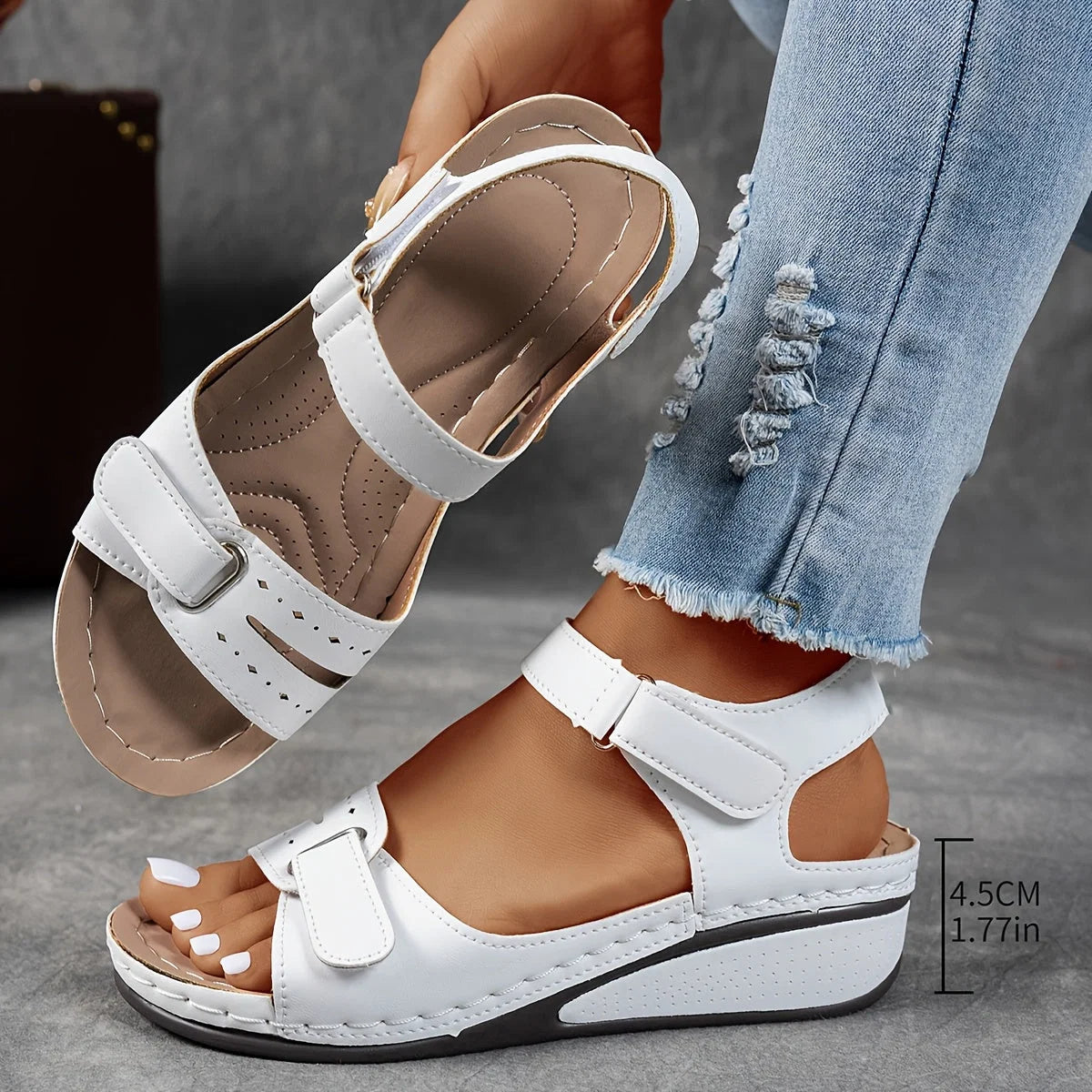 Elise Comfortable Open-Toe Sandals