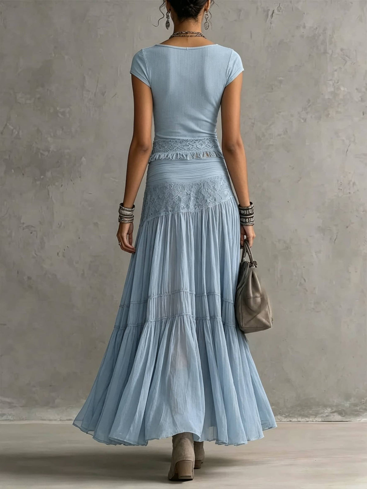 Chic Two-Piece Boho Set