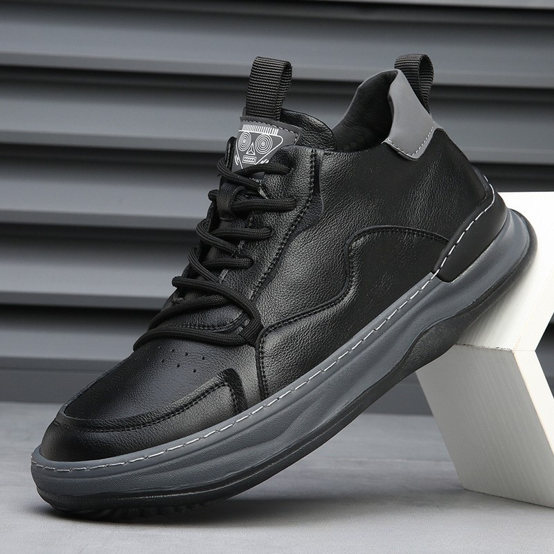 Genuine Leather Casual Trainers