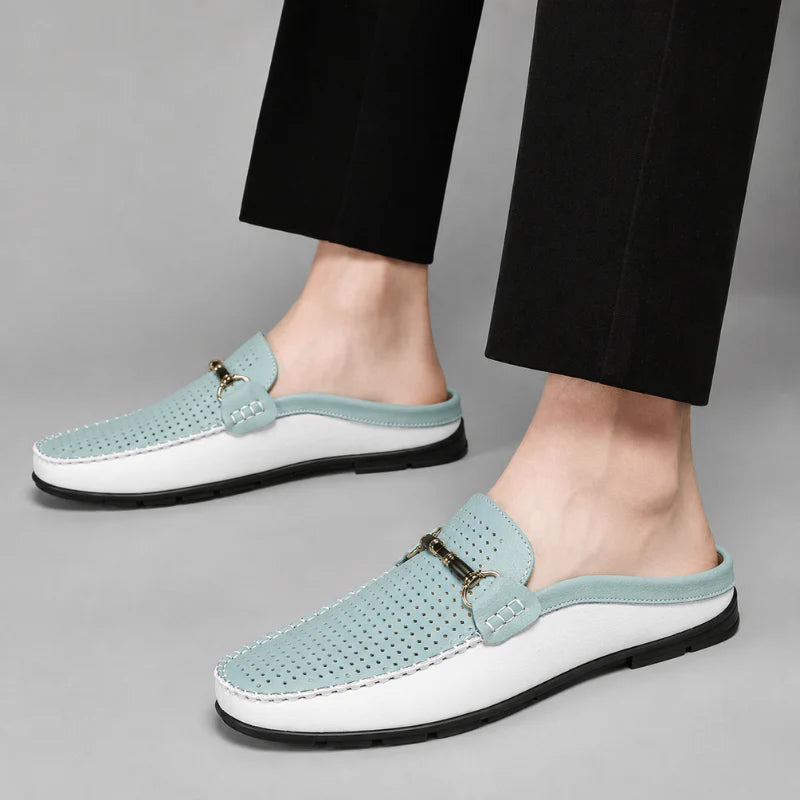 Italian Leather Santino Slippers