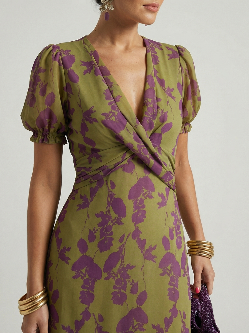 Relaxed Fit Tummy-Flattering Midi Dress