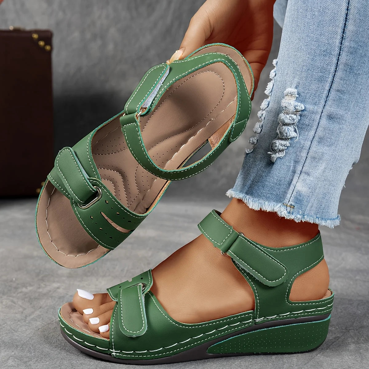 Elise Comfortable Open-Toe Sandals