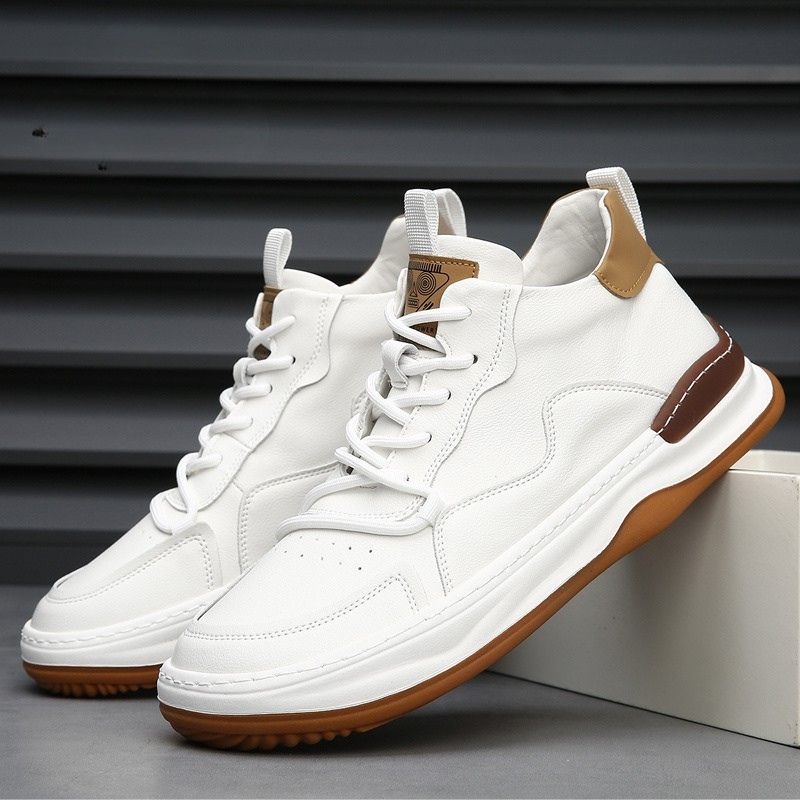 Genuine Leather Casual Trainers
