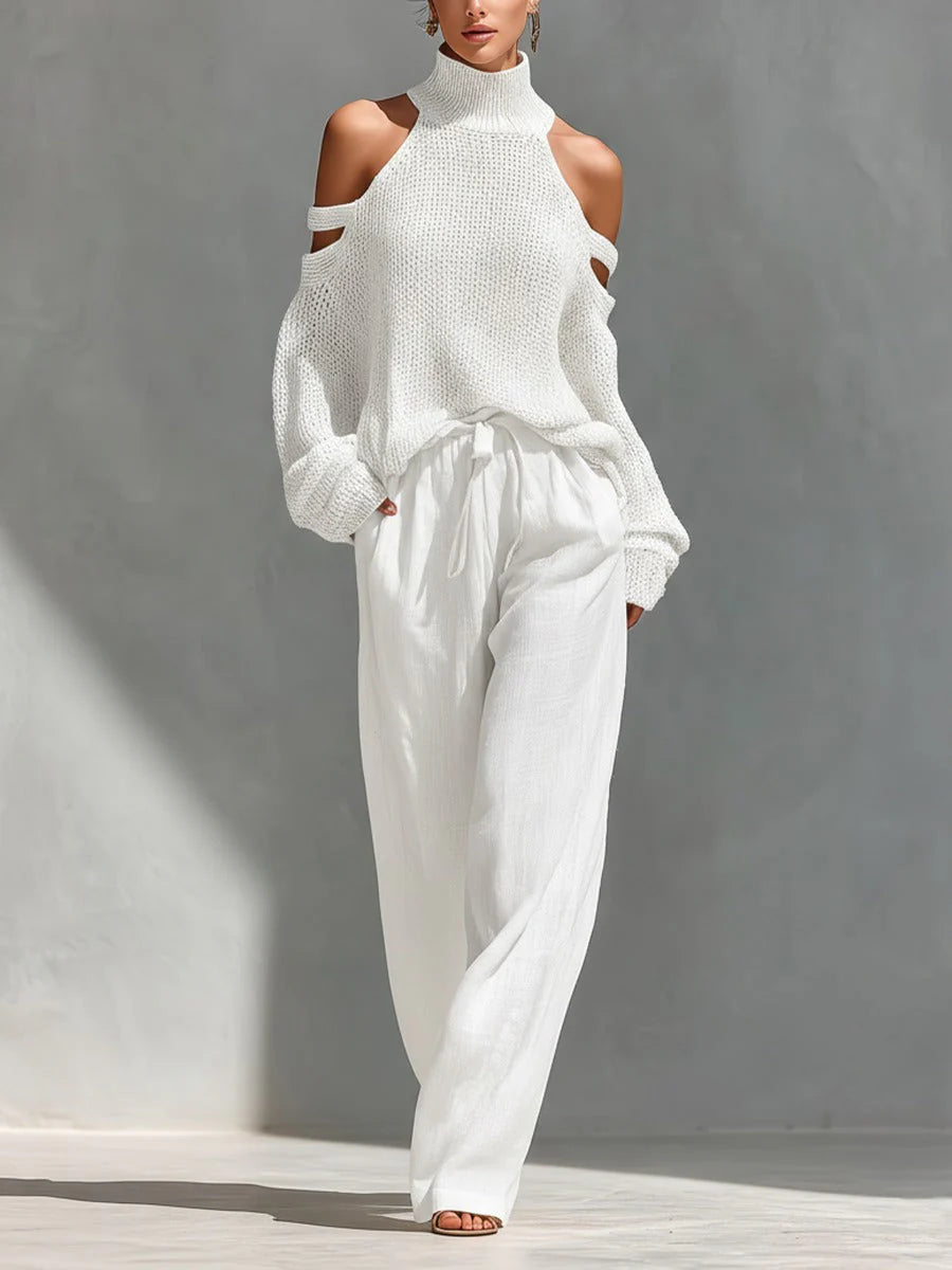 Elegant Off-Shoulder Two-Piece Set