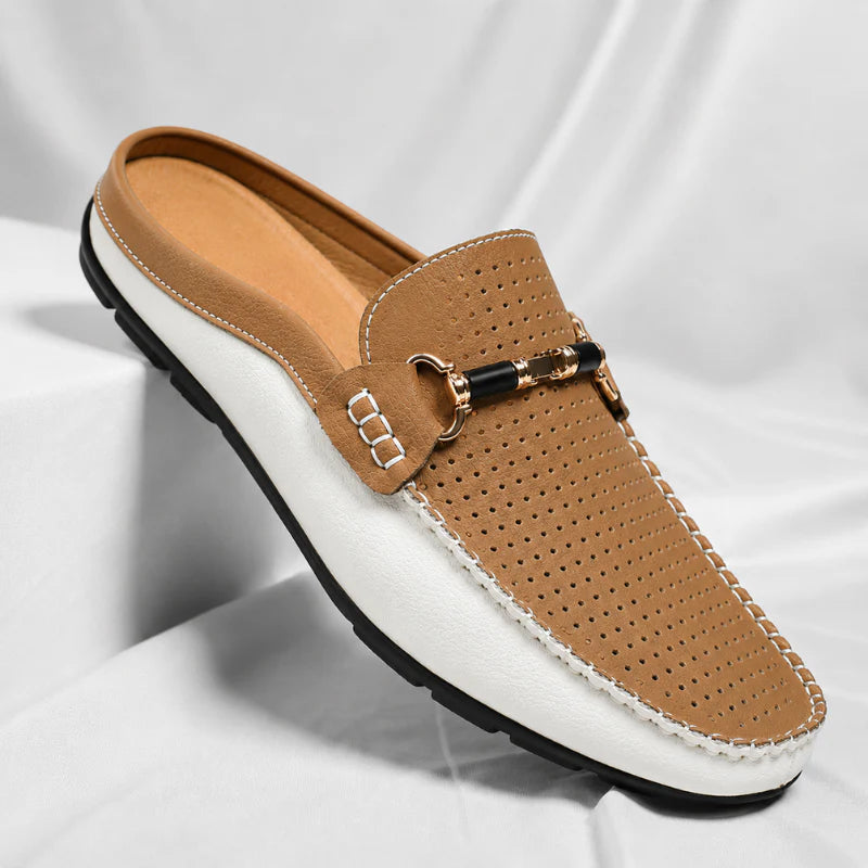 Italian Leather Santino Slippers