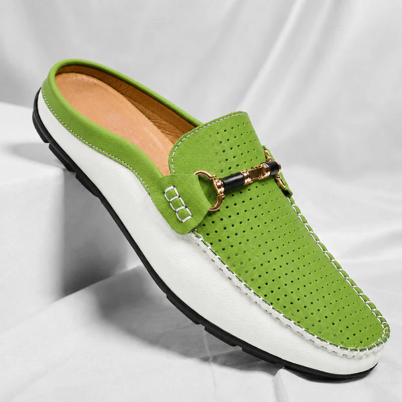 Italian Leather Santino Slippers