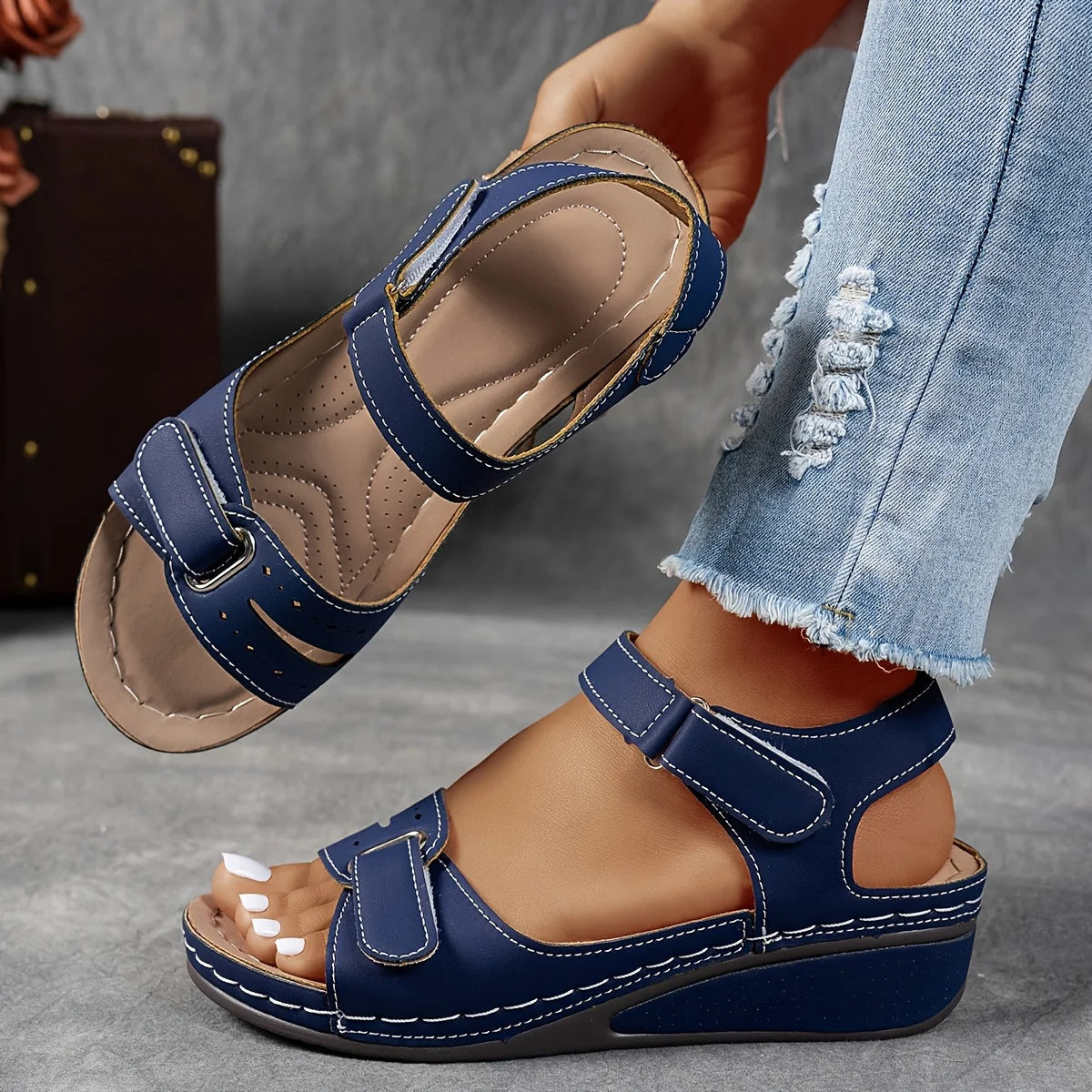 Elise Comfortable Open-Toe Sandals