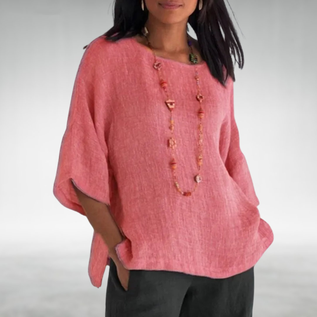 Boat-Neck Knit Tunic